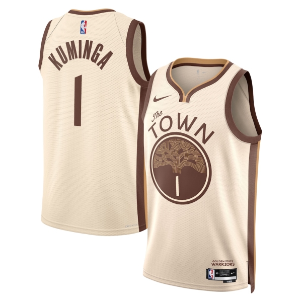 Golden State Warriors Trikot Jonathan Kuminga Nike 2025-26 City Edition Weiß Swingman - Herren Golden State Warriors Trikot Jonathan Kuminga Nike 2025-26 City Edition Weiß Swingman - Herren